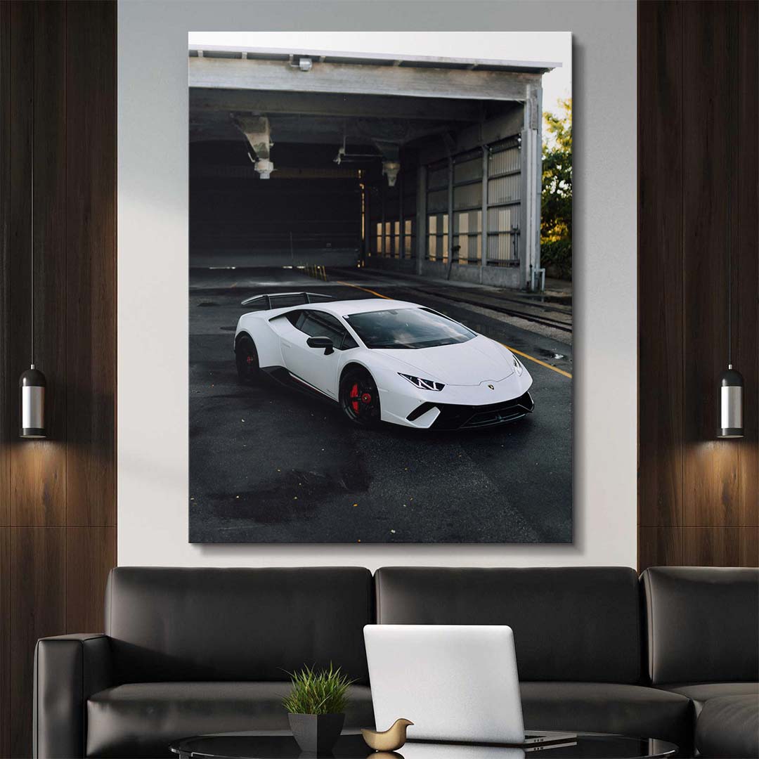 White Fury canvas art