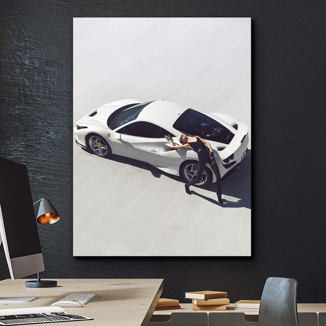 White Heat canvas art