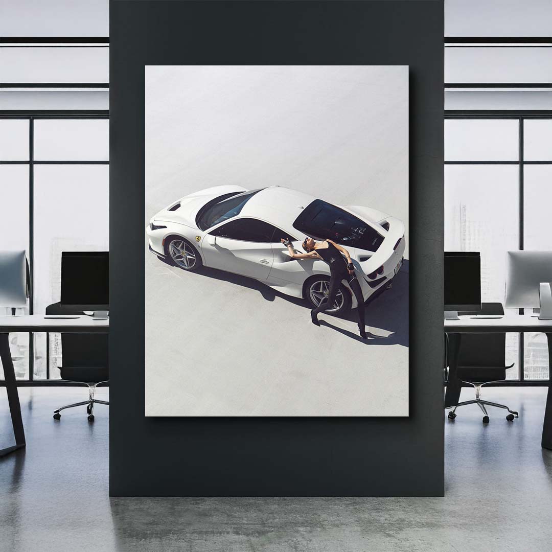 White Heat canvas art