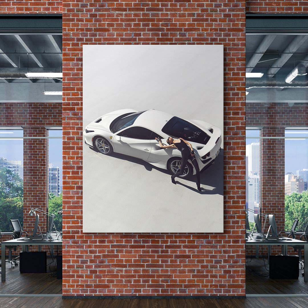 White Heat canvas art
