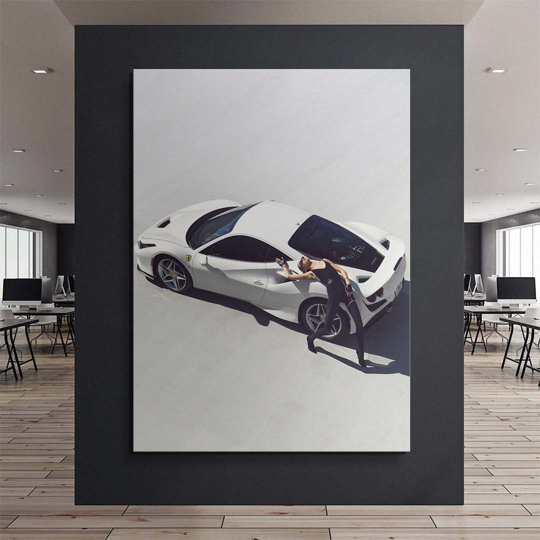 White Heat canvas art