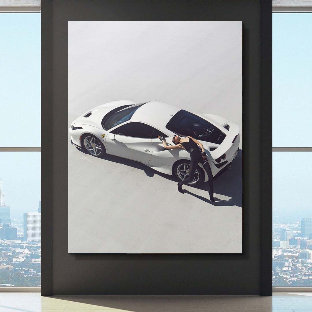 White Heat canvas art