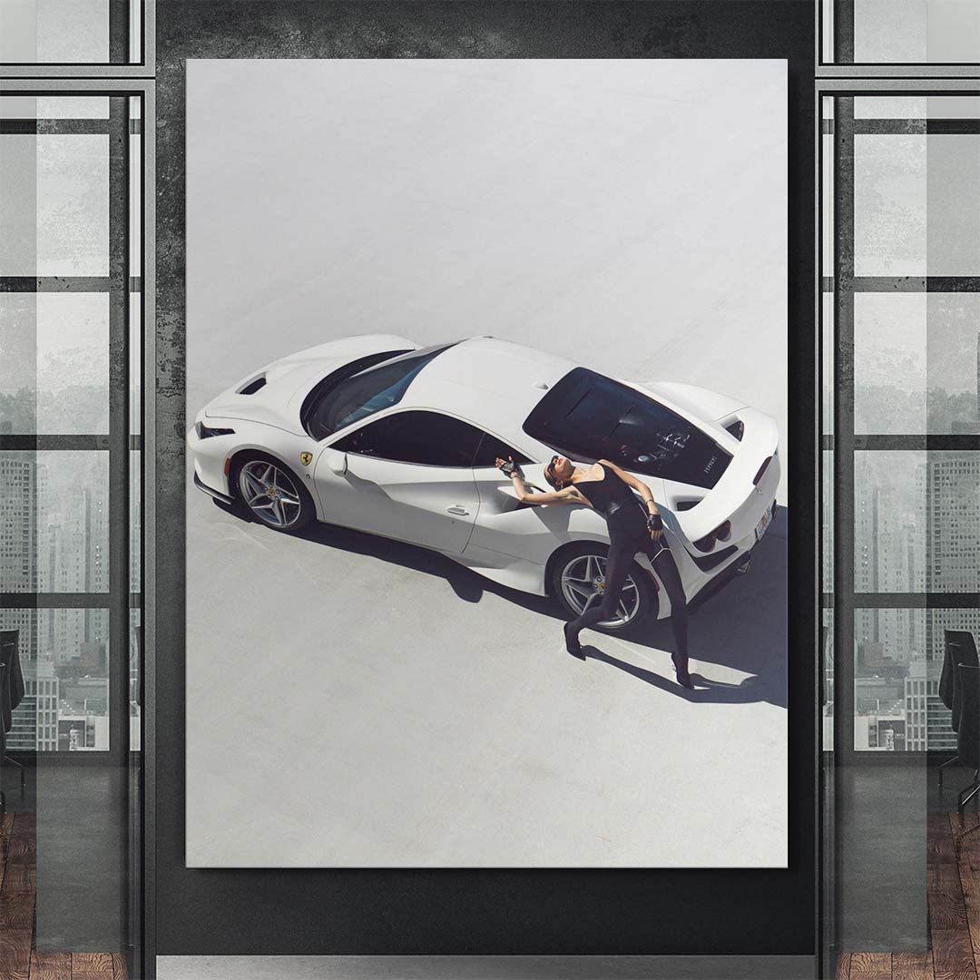 White Heat canvas art