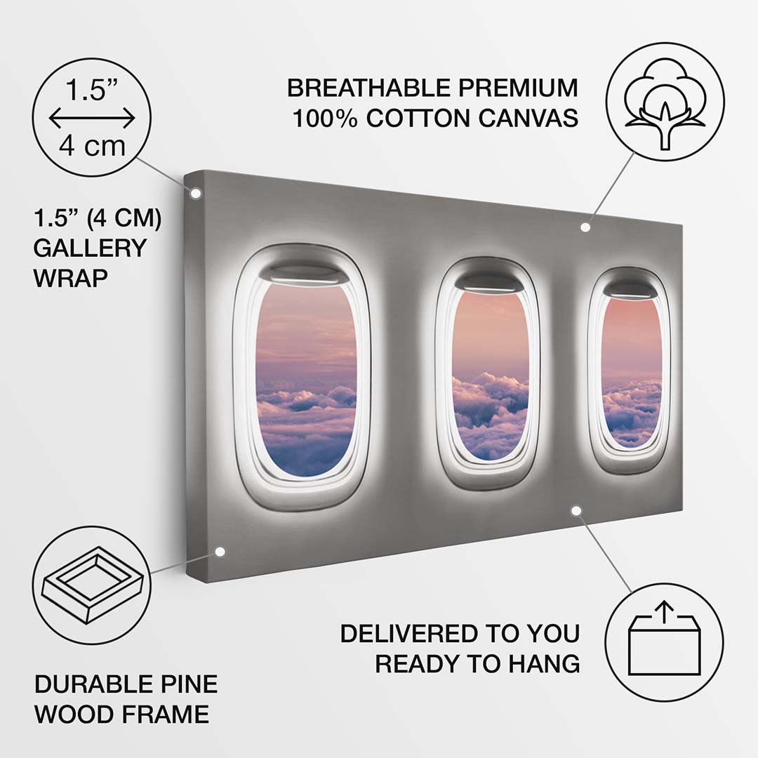Window Seat (Clouds Edition) canvas art