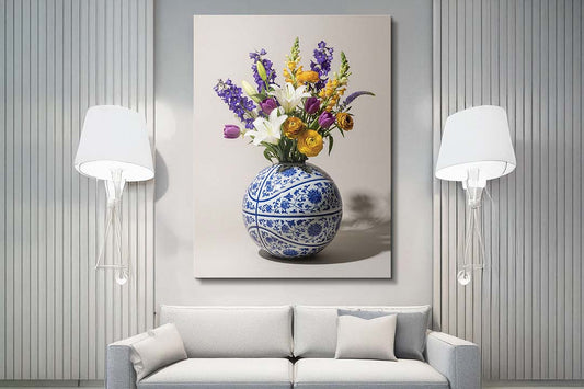 luxury wall art canvas premium close up material quality frame finish detail