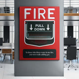 Add Gas canvas wall art