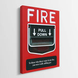Add Gas canvas wall art