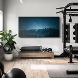 Aim Higher Than Yesterday canvas wall art
