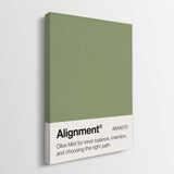Alignment Palette canvas wall art