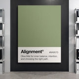 Alignment Palette canvas wall art