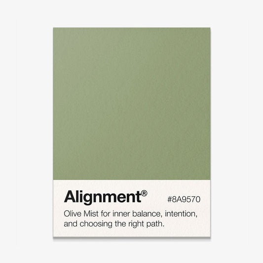 Alignment Palette motivational canvas wall art