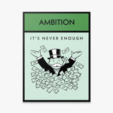 Ambition canvas wall art