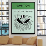Ambition canvas wall art