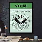 Ambition canvas wall art