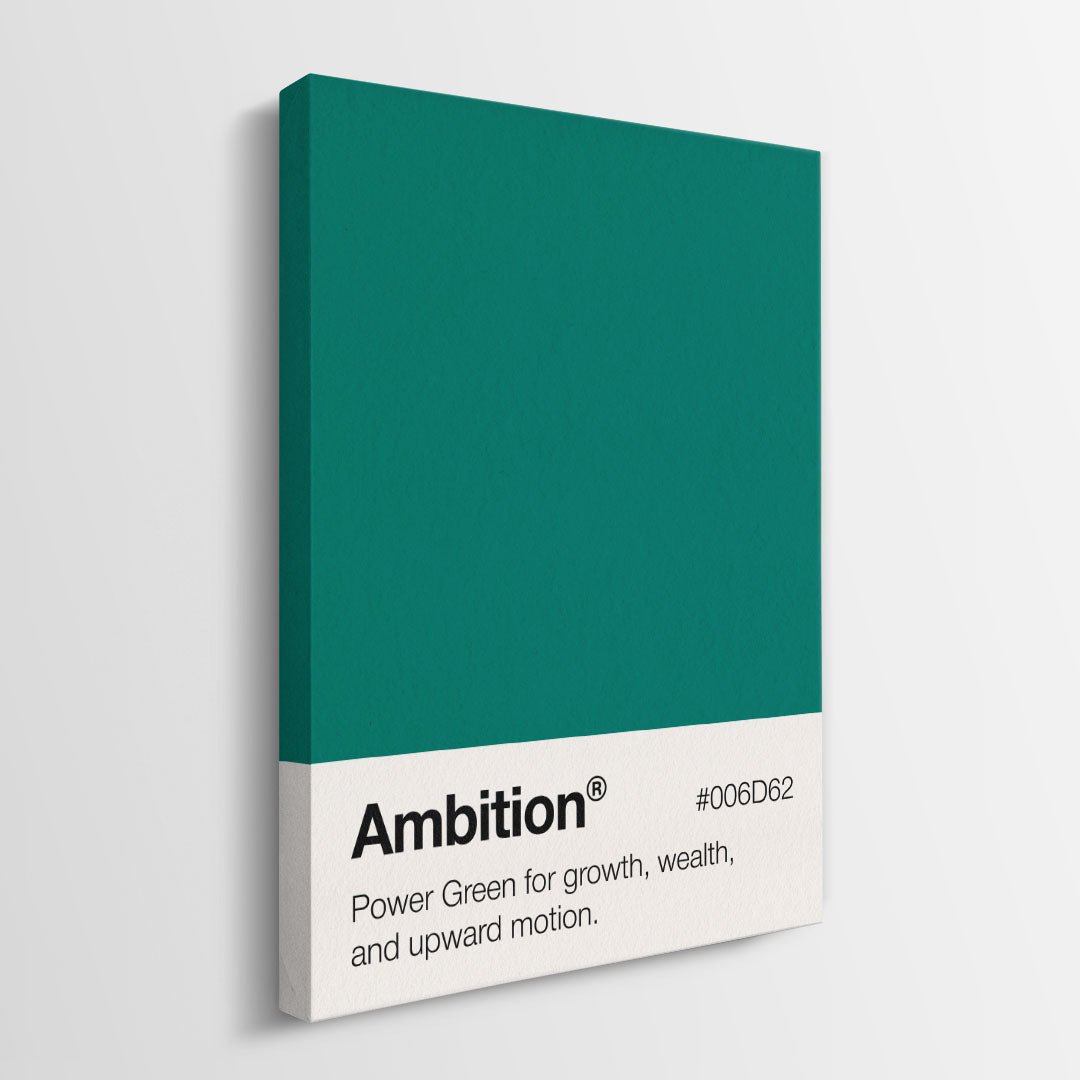 Ambition Palette canvas wall art