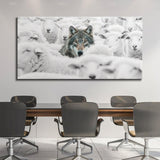 Among The Sheep canvas wall art