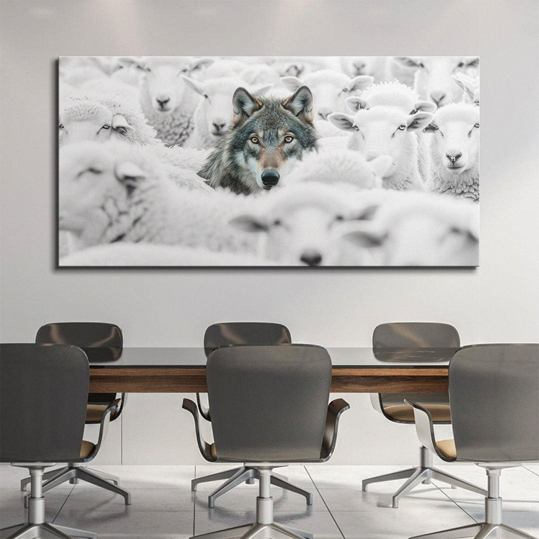 Among The Sheep canvas wall art
