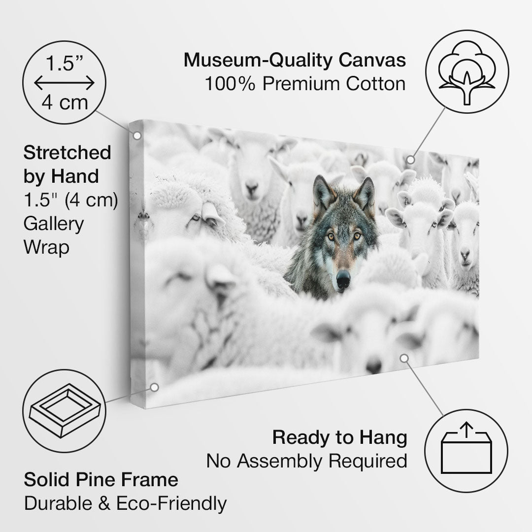 Among The Sheep canvas art