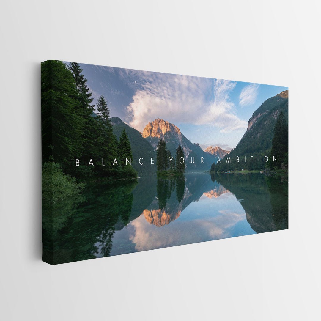 Balance Your Ambition canvas wall art