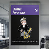 Baltic Avenue Sign canvas wall art