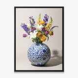Basketball Vase canvas with black frame