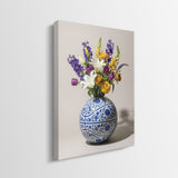 Basketball Vase canvas gallery-wrapped side edge