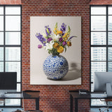 Basketball Vase canvas wall art
