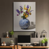 Basketball Vase canvas wall art