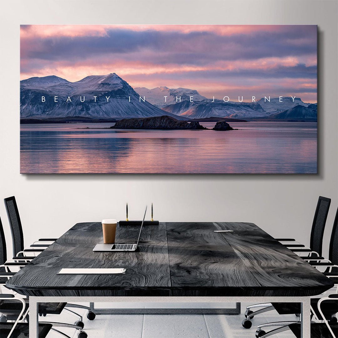 Beauty In The Journey canvas wall art