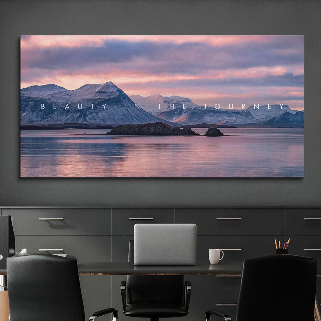 Beauty In The Journey canvas wall art