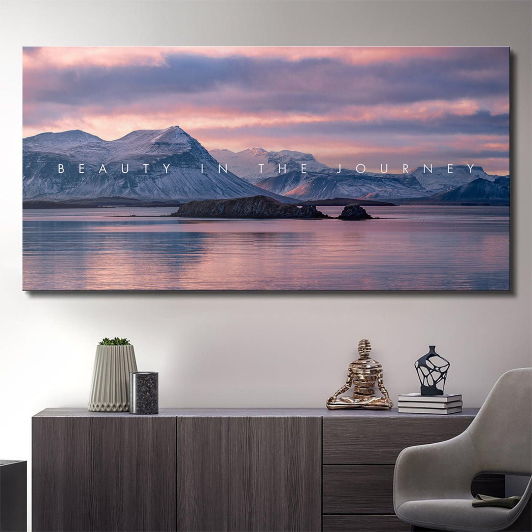 Beauty In The Journey canvas wall art