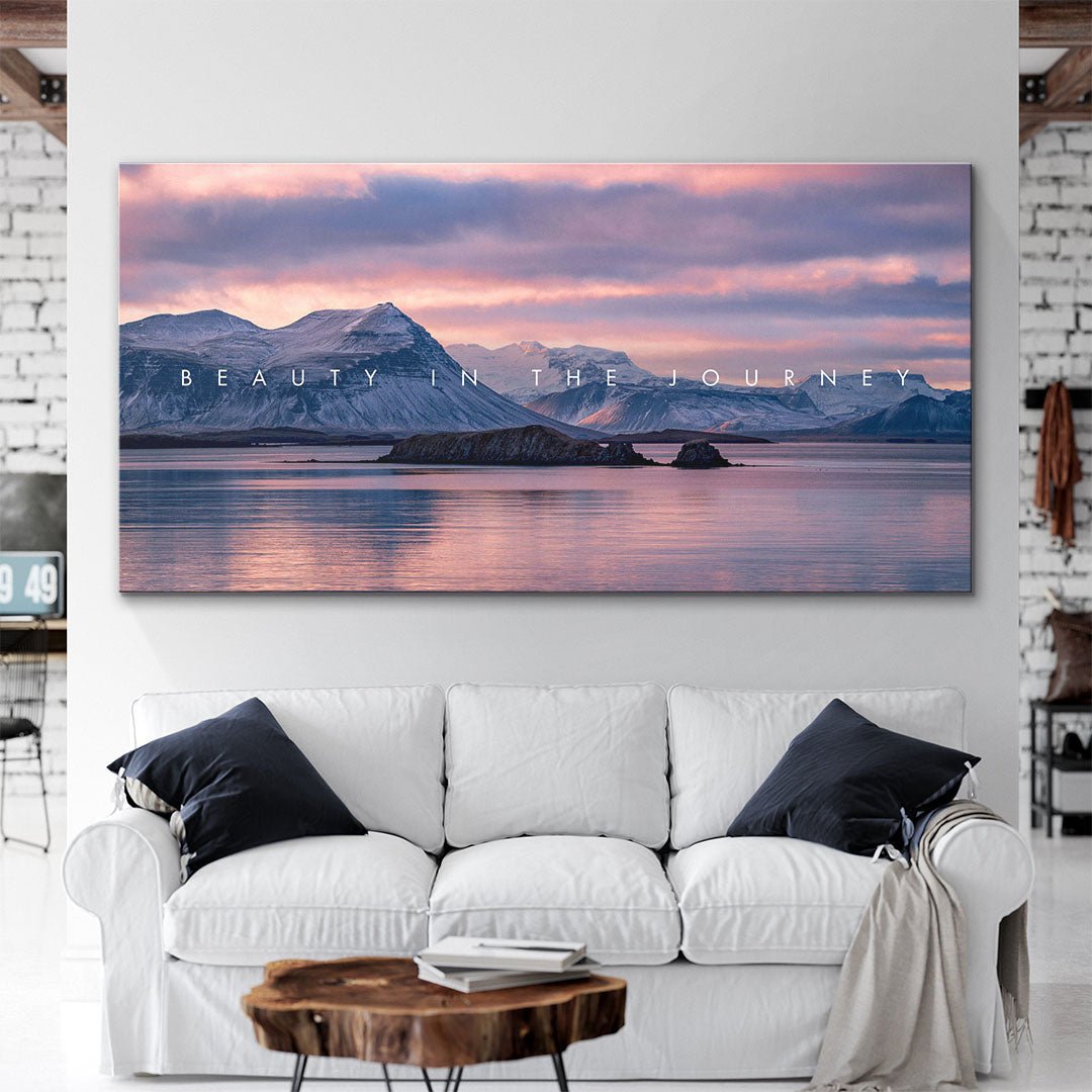 Beauty In The Journey canvas wall art
