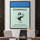 Boardwalk canvas wall art