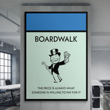 Boardwalk canvas wall art