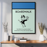 Boardwalk canvas wall art