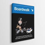 Boardwalk Sign canvas wall art
