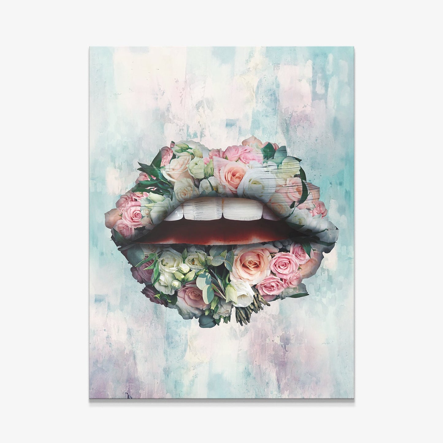 Bouquet Lips canvas art