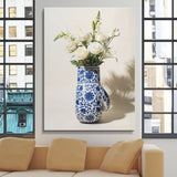Boxing Vase canvas wall art