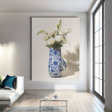 Boxing Vase canvas wall art
