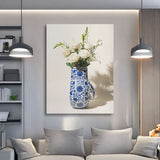 Boxing Vase canvas wall art