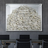 Break Glass canvas wall art