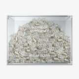 Break Glass canvas wall art