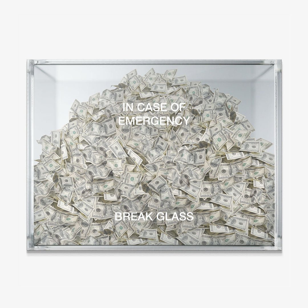 Break Glass canvas wall art