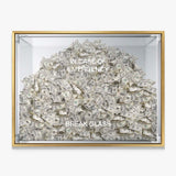 Break Glass canvas wall art