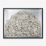Break Glass canvas wall art