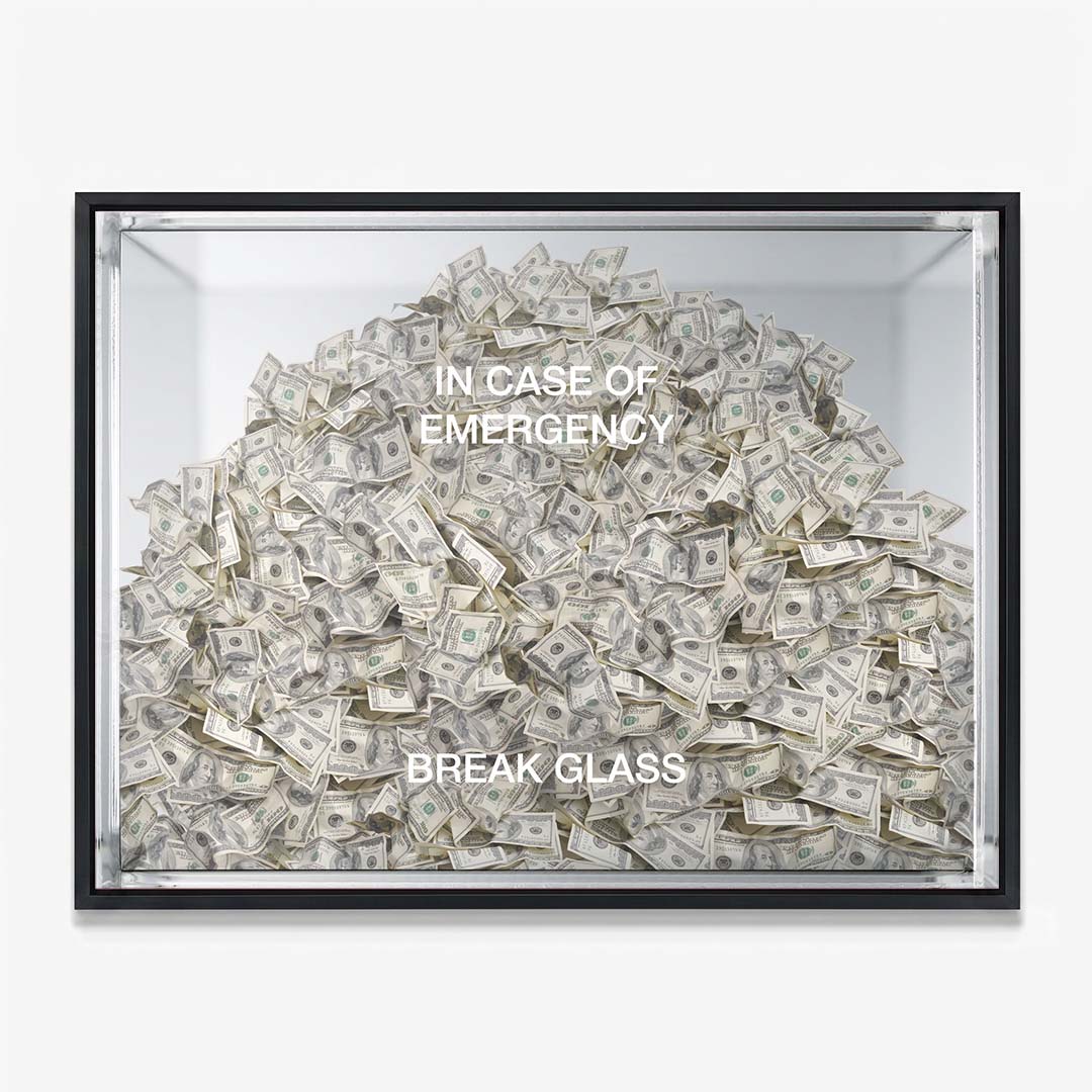 Break Glass canvas wall art
