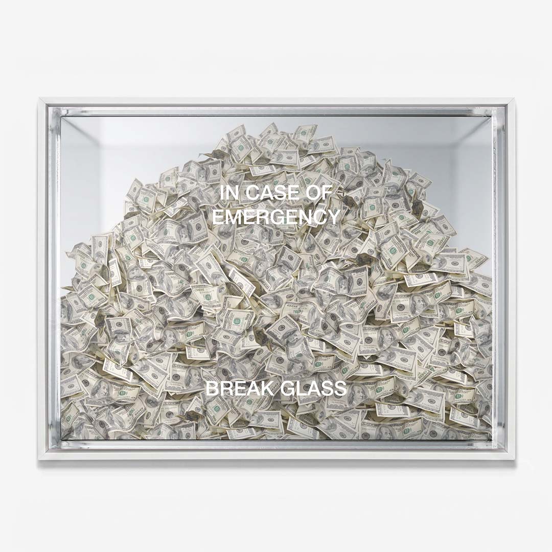 Break Glass canvas wall art