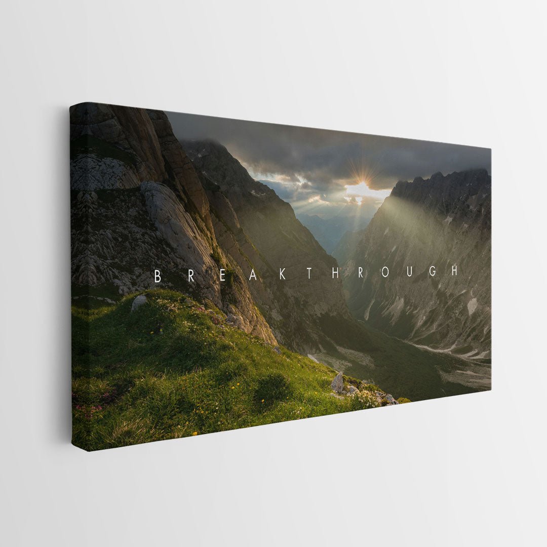 Breakthrough canvas art