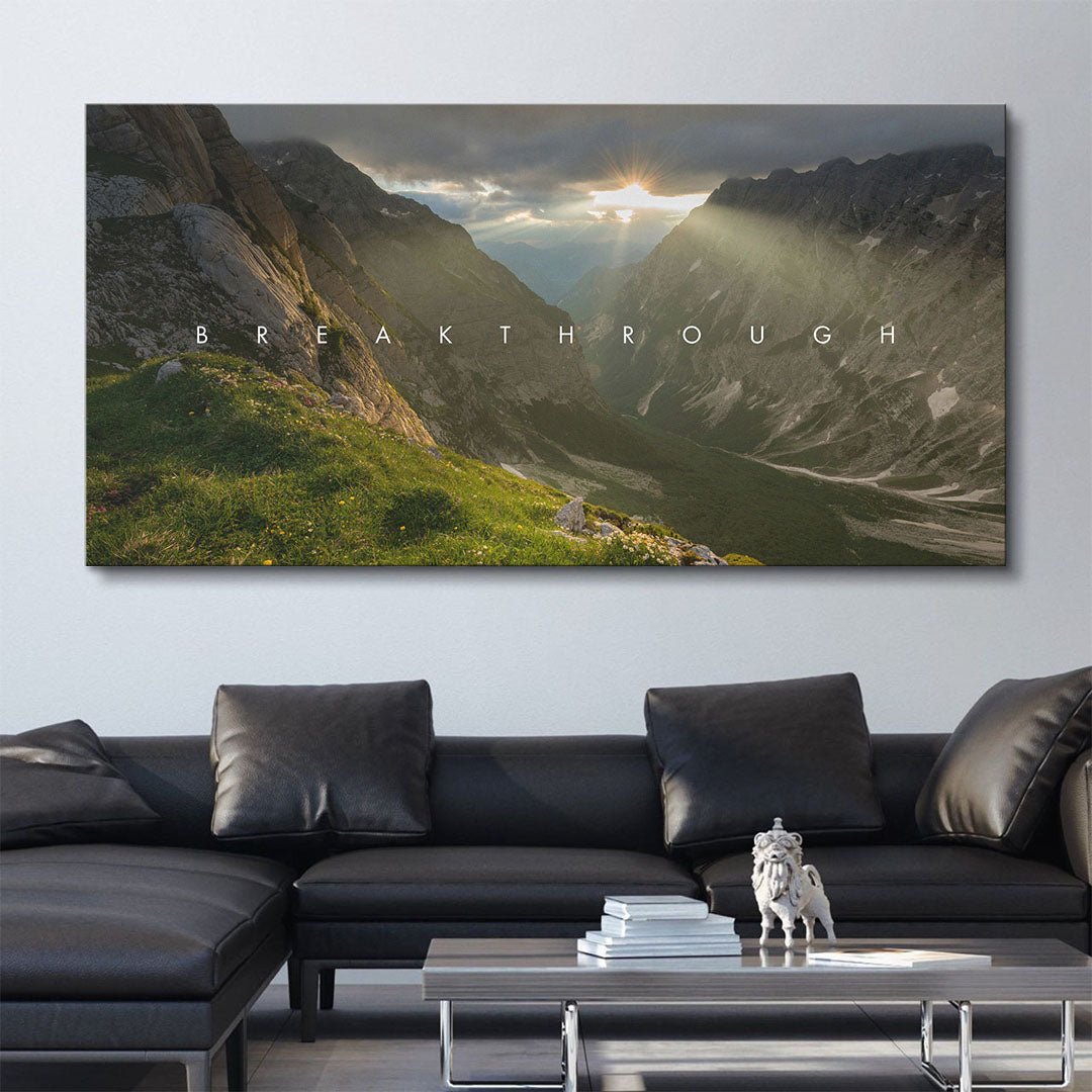 Breakthrough canvas art