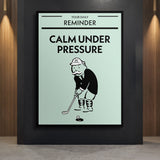 Calm Under Pressure canvas wall art